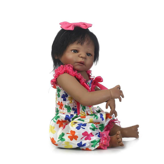Muñeca Bebé Realista de Piel Oscura