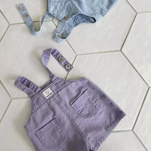 Shorts Vaquero con Tirantes para Niños y Niñas - Image 4