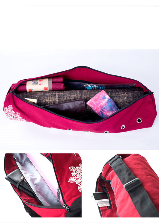 Mochila para Tapete de Yoga en Lona Resistente con Almacenamiento - Image 5