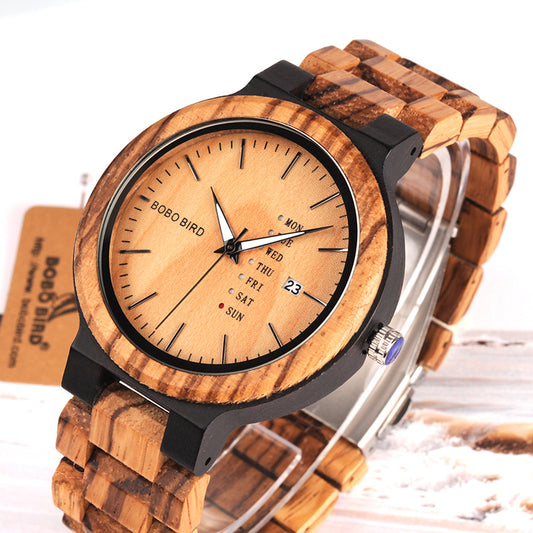 Reloj Casual de Madera para Hombre - Image 2