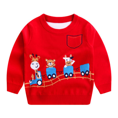 Polera de Punto Doble Capa para Niño en Algodón Color Ante - Image 9