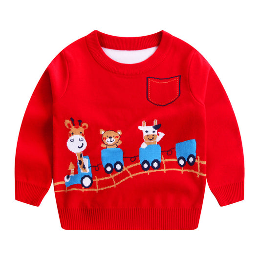 Polera de Punto Doble Capa para Niño en Algodón Color Ante - Image 9