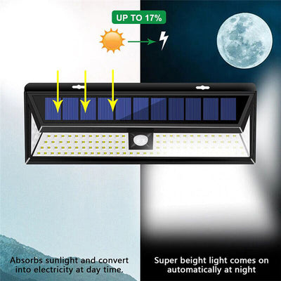 Foco Solar 118 LED con Sensor de Movimiento PIR para Exterior - Image 4