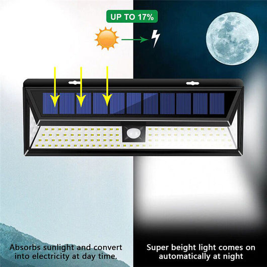Foco Solar 118 LED con Sensor de Movimiento PIR para Exterior - Image 4
