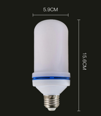 Bombilla LED con Efecto Llama Dinámico - Base E26 USB Emergencia - Image 2
