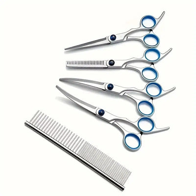 Kit Profesional de Aseo para Mascotas - Tijeras de Precisión Portátiles - Image 5