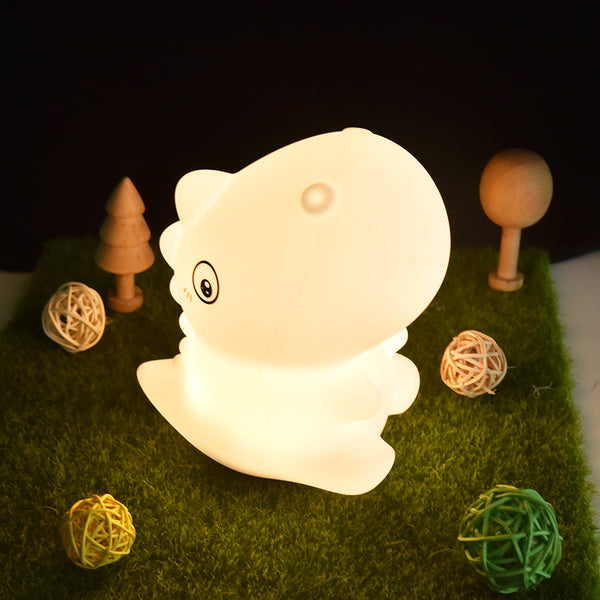 Luz Nocturna Dinosaurio de Silicona Suave