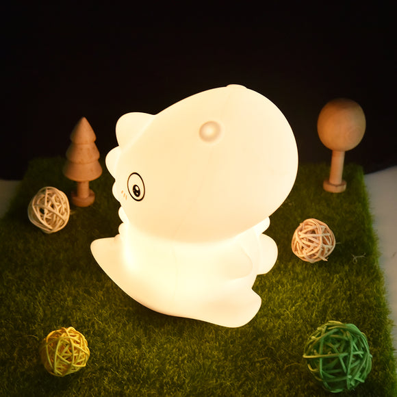 Luz Nocturna Dinosaurio de Silicona Suave
