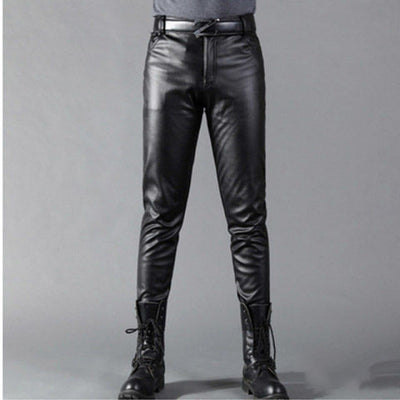 Pantalones Skinny de Cuero Coreano para Hombre con Máximo Estiramiento - Image 6
