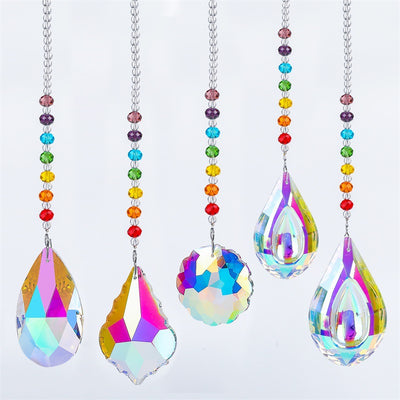 Atrapasoles de Cristal Multicolor para Ventanas
