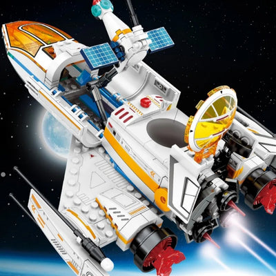 Kit de Construcción Cohete Espacial - Bloques Armables Educativos