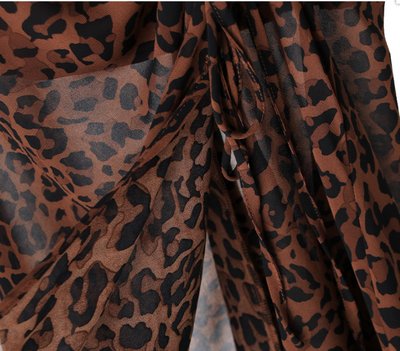 Traje de Dama Leopardo Salvaje - Diseño Personalidad Corazón - Image 14
