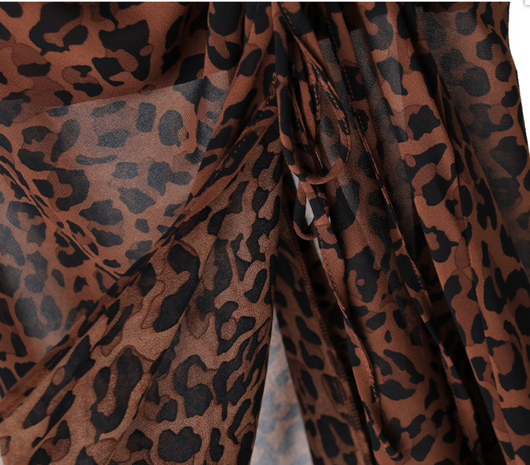 Traje de Dama Leopardo Salvaje - Diseño Personalidad Corazón - Image 14