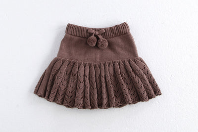 Falda Pantalón Plisada Retro Hueca para Niñas - Image 12