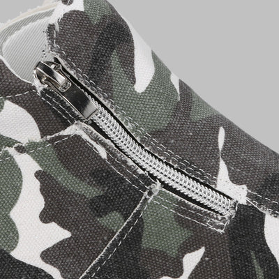 Botas Plataforma con Cierre Lateral Camuflaje - Image 30