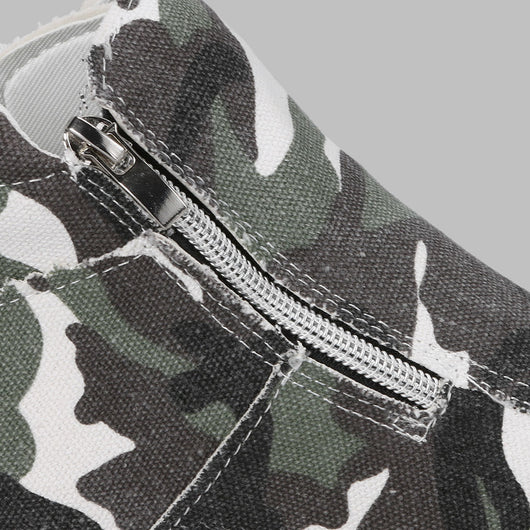 Botas Plataforma con Cierre Lateral Camuflaje - Image 30