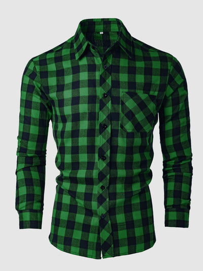 Camisa Casual Estampada Slim Fit con Solapa - Image 17