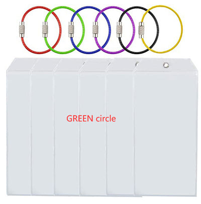 Identificador de Equipaje Vertical Transparente Impermeable con Cierre Seguro - Image 12