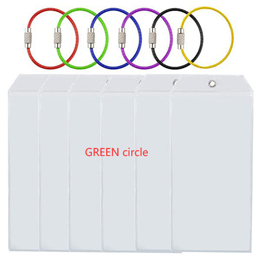 Identificador de Equipaje Vertical Transparente Impermeable con Cierre Seguro - Image 12