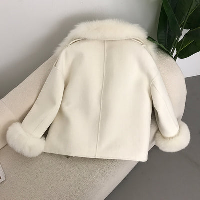 Abrigo de Lana Reversible Grueso para Otoño e Invierno - Image 22