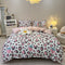 Estampado De Leopardo Fresa Sábana Plana De 1.0 M