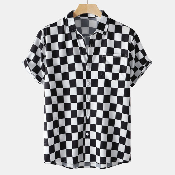 Camisa Hawaiana Estampado 3D Casual para Hombre - Diseño Tropical Versátil
