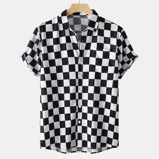 Camisa Hawaiana Estampado 3D Casual para Hombre - Diseño Tropical Versátil