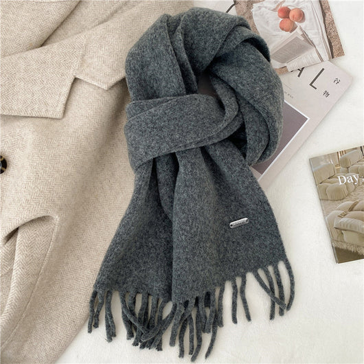 Bufanda Retro de Invierno Premium Multiuso Color Sólido - Image 20