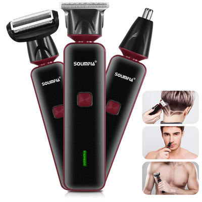 Afeitadora Multifuncional 3 en 1 para Hombre - Recortador de Vello Nasal - Image 6