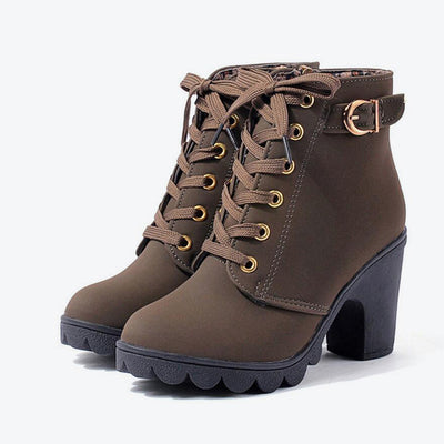 Botines con Tiras Cruzadas Estilo Martin - Image 8