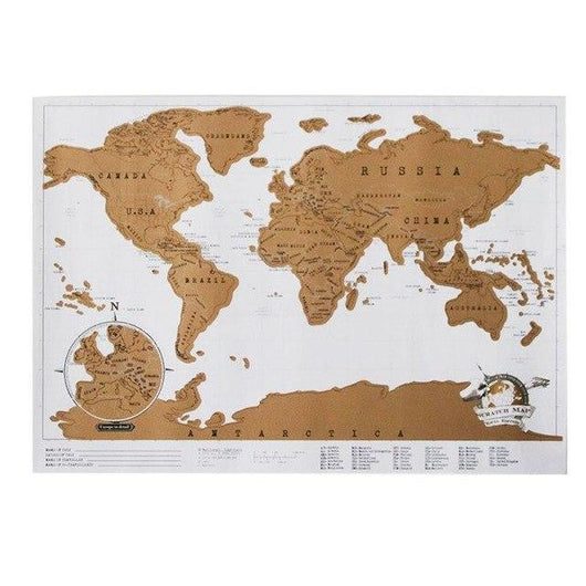 Mapa Mundi para Rascar con Notas de Viaje - Image 3