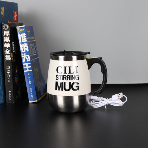 Taza Mezcladora Eléctrica Magnética con Carga USB - Image 7