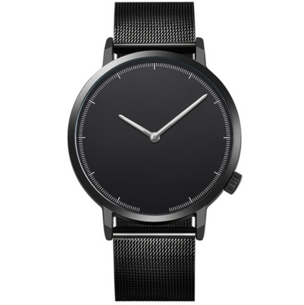 Reloj de Cuarzo Minimalista Unisex con Malla Grabada - Image 3