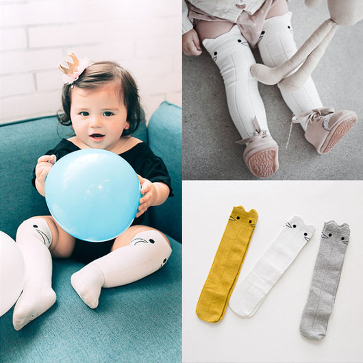 Calcetines Largos de Algodón Suave para Niños - Hasta la Rodilla - Image 14