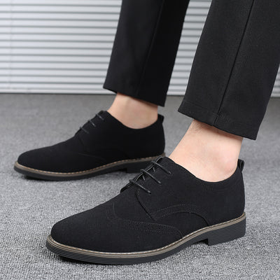 Zapatos Casuales de Cuero Tallado para Hombre - Estilo Británico Clásico - Image 4