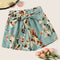 Shorts de Playa para Mujer con Estampado y Secado Rápido