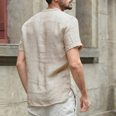 Camisa de Lino Casper - Elegancia Casual para Hombre - Image 4