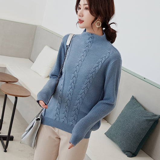 Suéter de Cuello Alto en Cashmere para Otoño e Invierno - Image 6