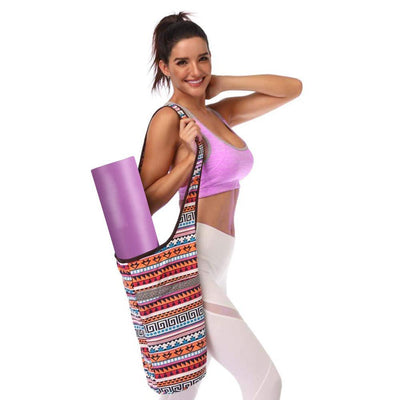 Bolsa de Yoga Multiusos con Diseño Étnico Flor de Marañón - Image 7
