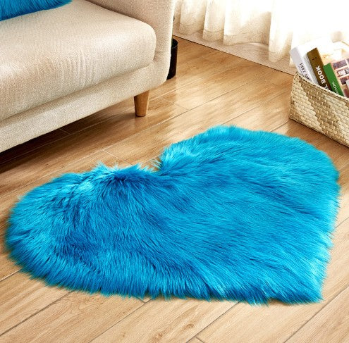 Alfombra de Corazón Suave Antideslizante - Tapete Mullido para Hogar - Image 9