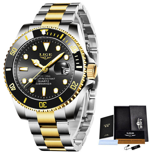 Reloj de Cuarzo para Hombre Elegante Resistente al Agua - Image 6