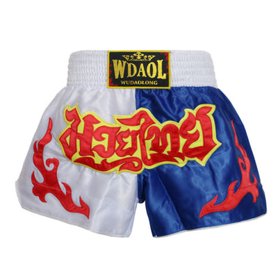 Pantalones Cortos de Muay Thai Wudaolong - Ropa de Boxeo y MMA Profesional - Image 4