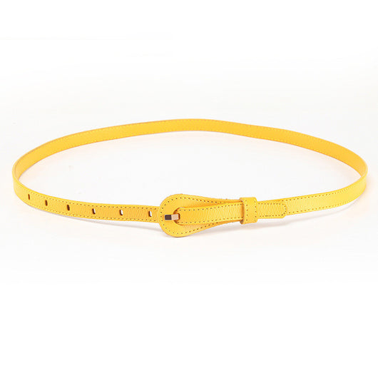 Cinturón de Cuero para Mujer con Detalles Decorativos