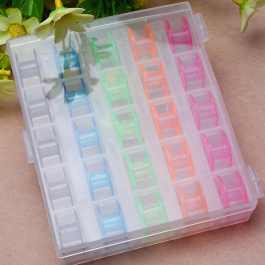 Bobinas de Plástico Coloridas para Máquina de Coser - Image 3