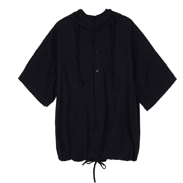 Camisa Holgada con Capucha y Hombros Caídos - Image 10