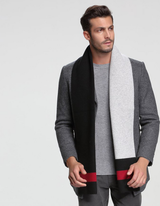 Bufanda de Cachemira para Hombre Otoño Invierno - Doble Faz Ejecutiva - Image 19