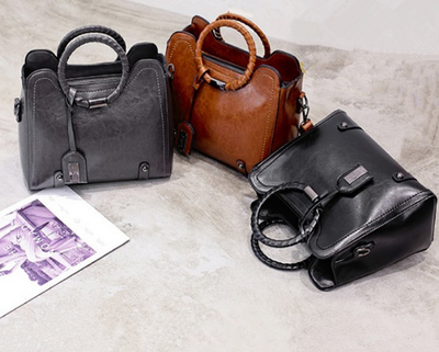 Bolso Mensajero de Cuero Encerado - Estilo Minimalista para el Verano - Image 3