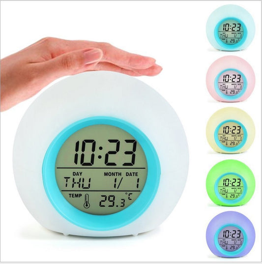 Reloj Despertador Redondo Multicolor