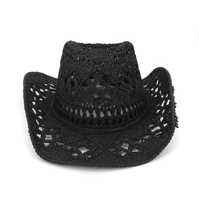 Sombrero Vaquero de Paja para Viajes - Protección Solar con Estilo Occidental - Image 7