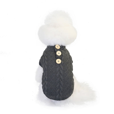 Chaleco Tejido de Algodón para Perros Pequeños - Suéter Cálido y Cómodo - Image 6